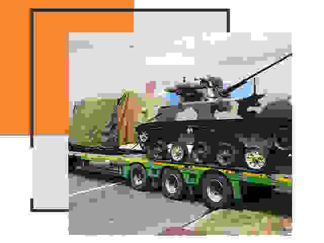 Перевозка военной техники в Кинели
